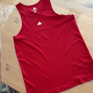 Adidas Red Scarlet Sleeveless Tank Top